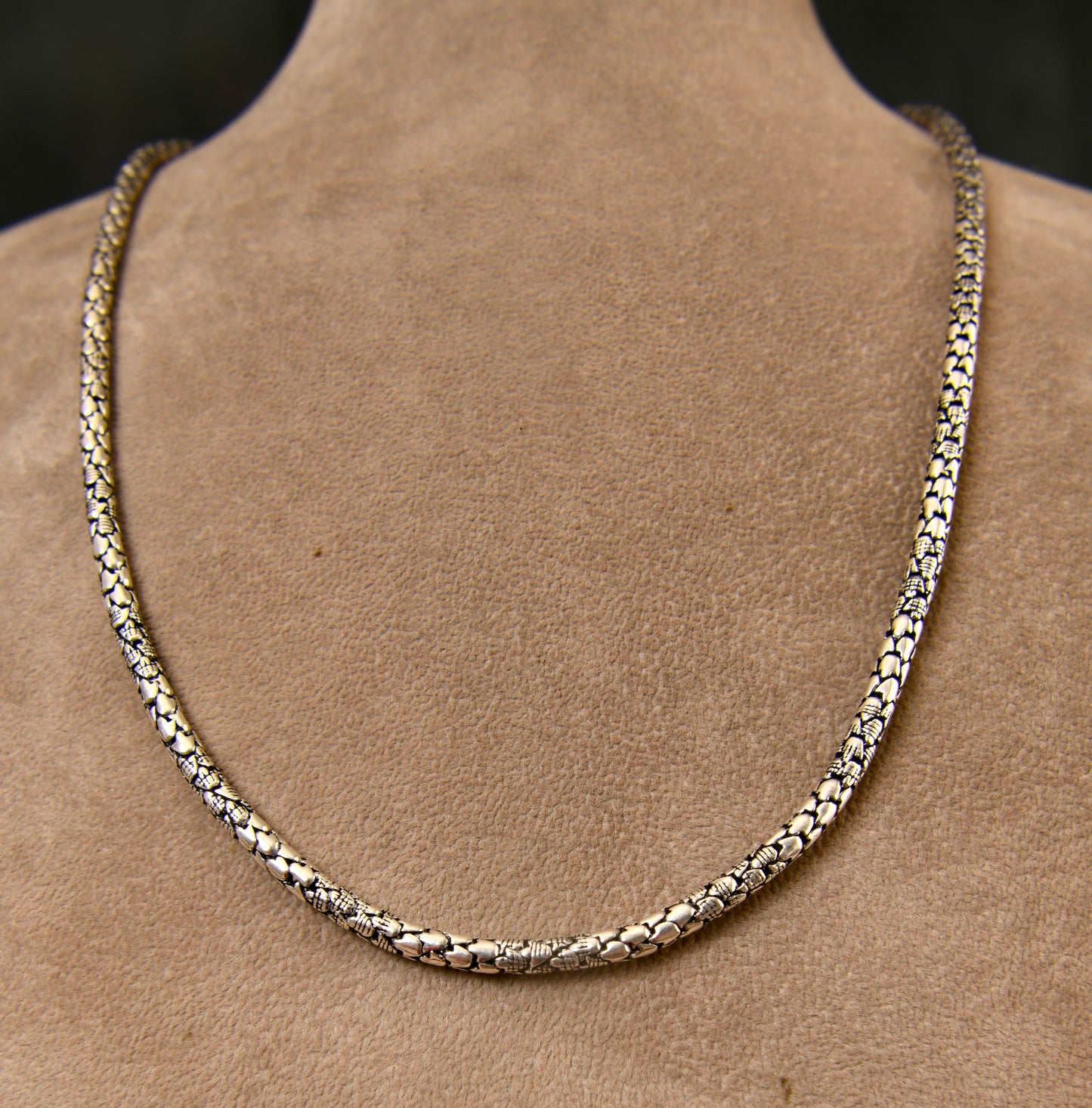 Silver Weave Chain (4 mm)