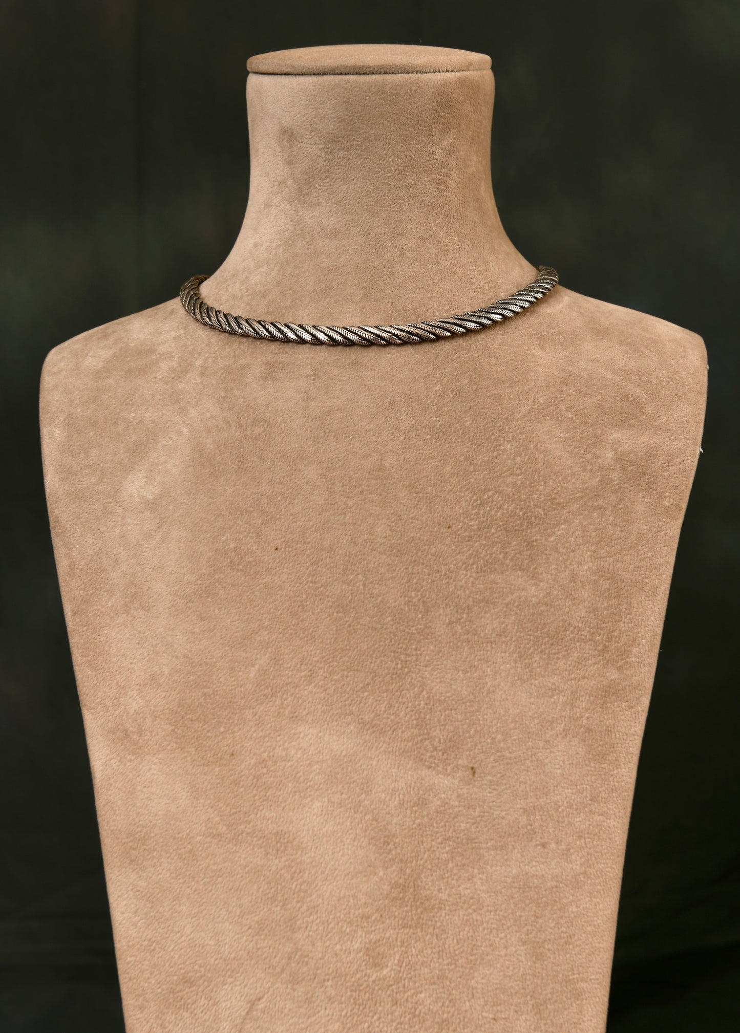 Silver Flat Weave Chain (18inches)