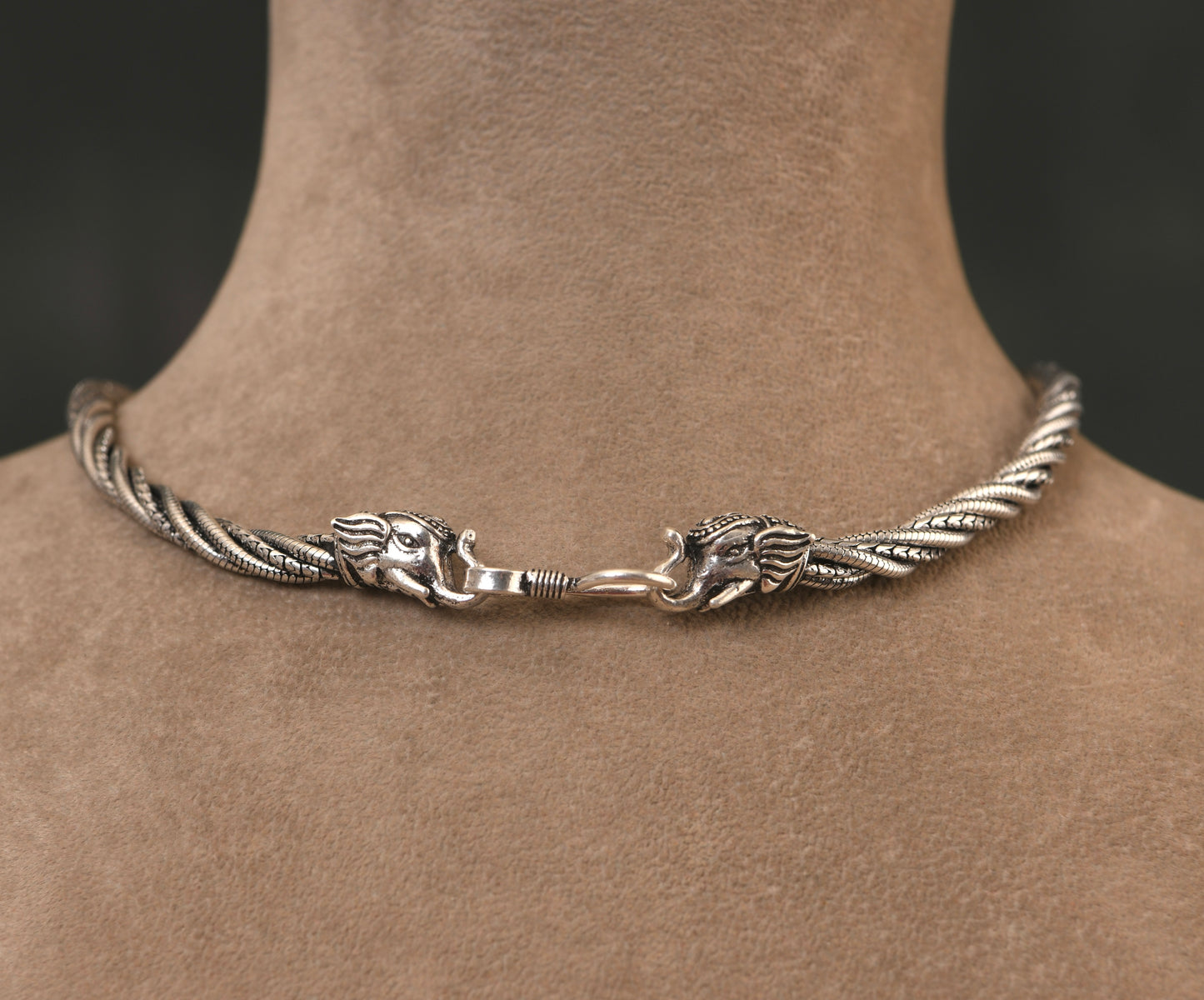 Silver Twisted Chain Necklace