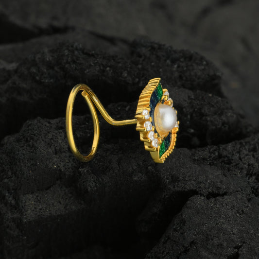 Infinity Mystique Silver Nose Pin