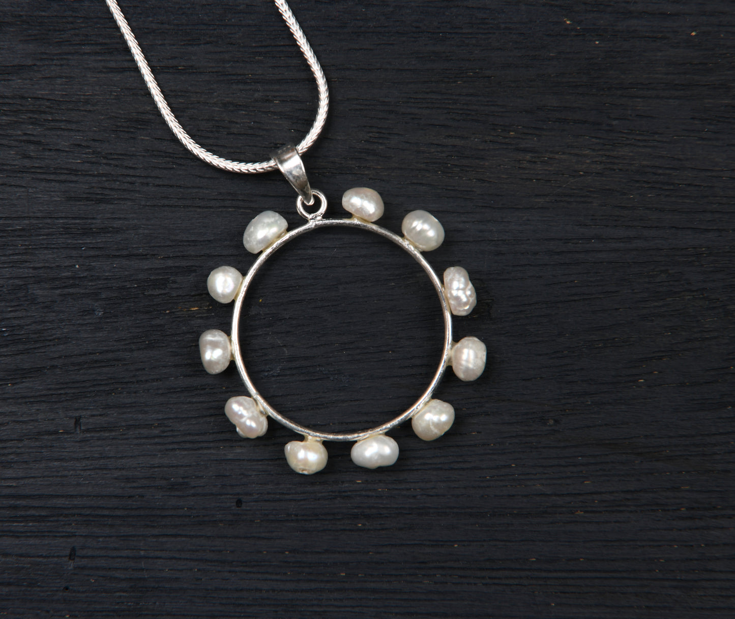 Dream Come True Silver Pearl Pendant