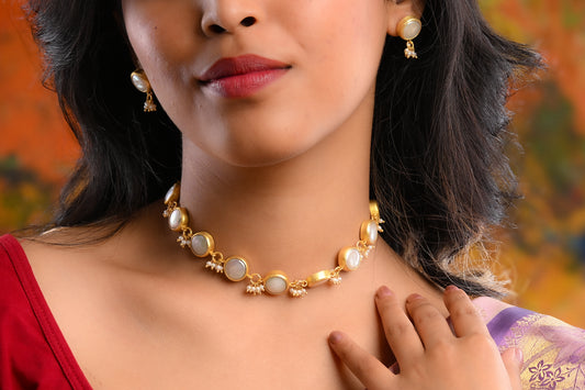Sunset Romance Set (Freshwater Pearls)