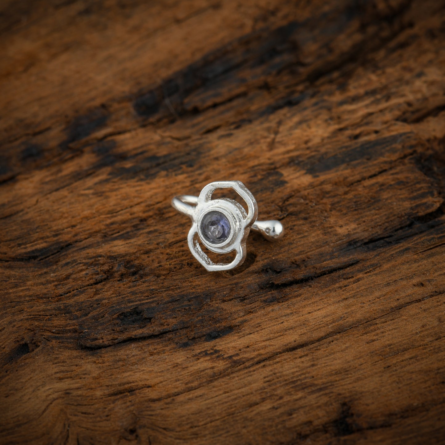 Third Eye Chakra Silver Nose Pin