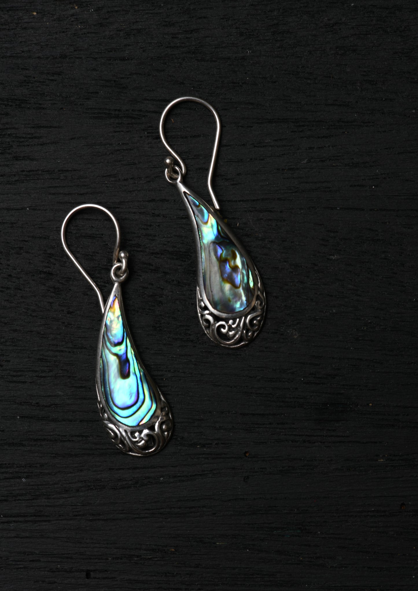 Drops of Glow Abalone Earrings