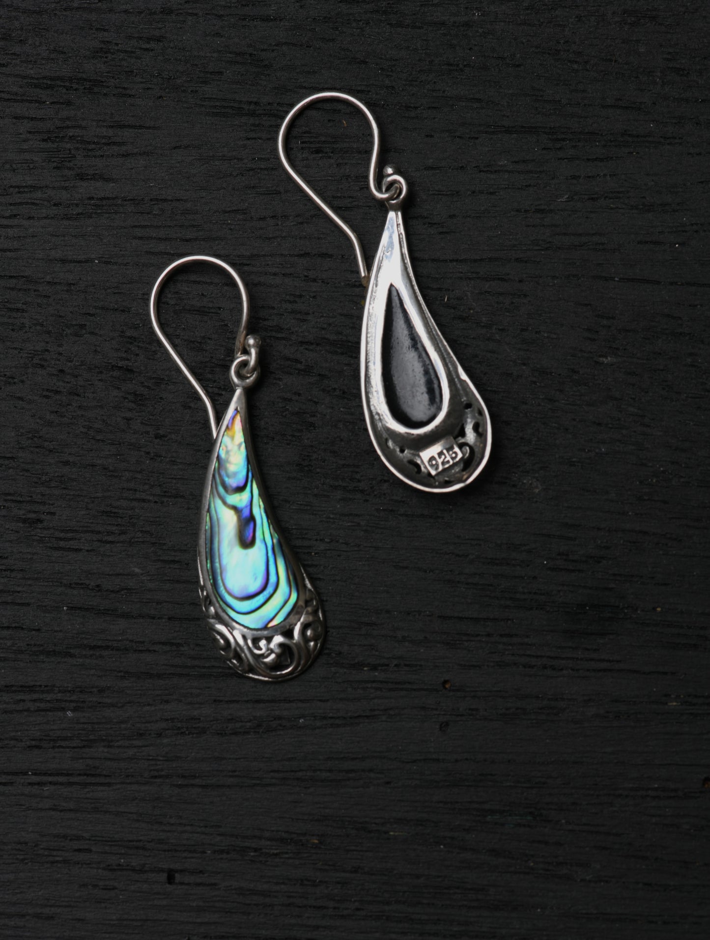 Drops of Glow Abalone Earrings