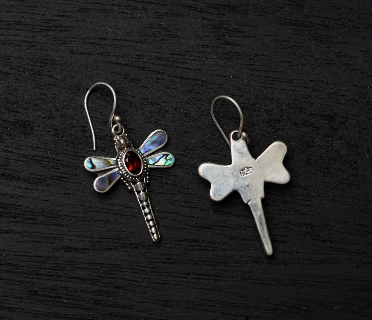 Beautiful Bug Abalone Earrings