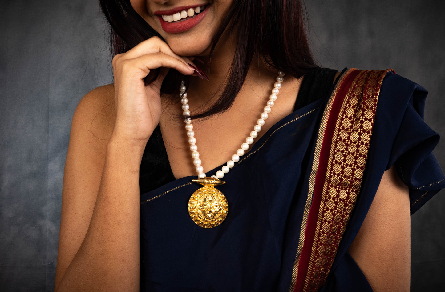Playful Ganesha Necklace