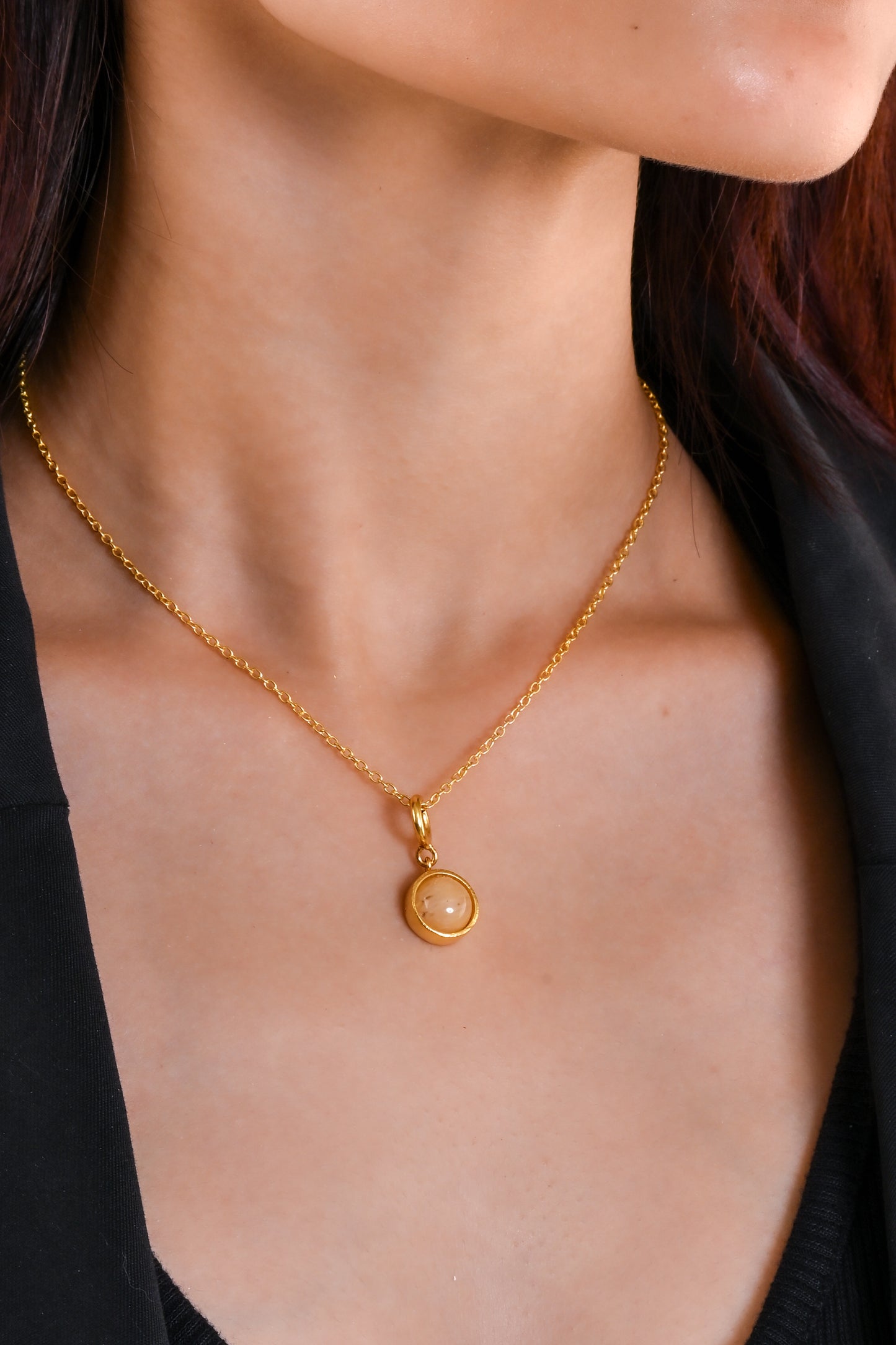 Manipura Chakra Charm Necklace
