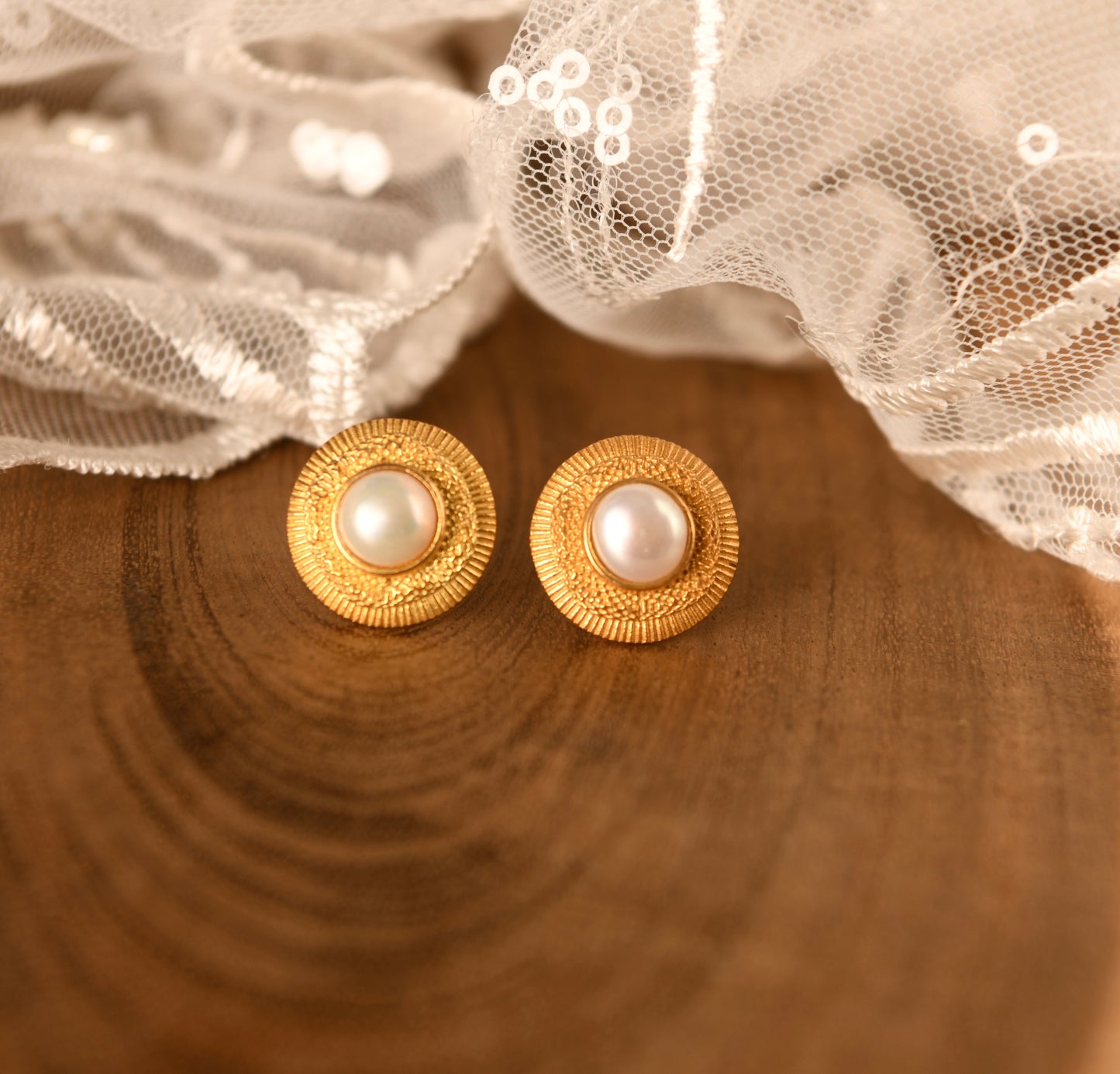 Luminous Pearl Studs