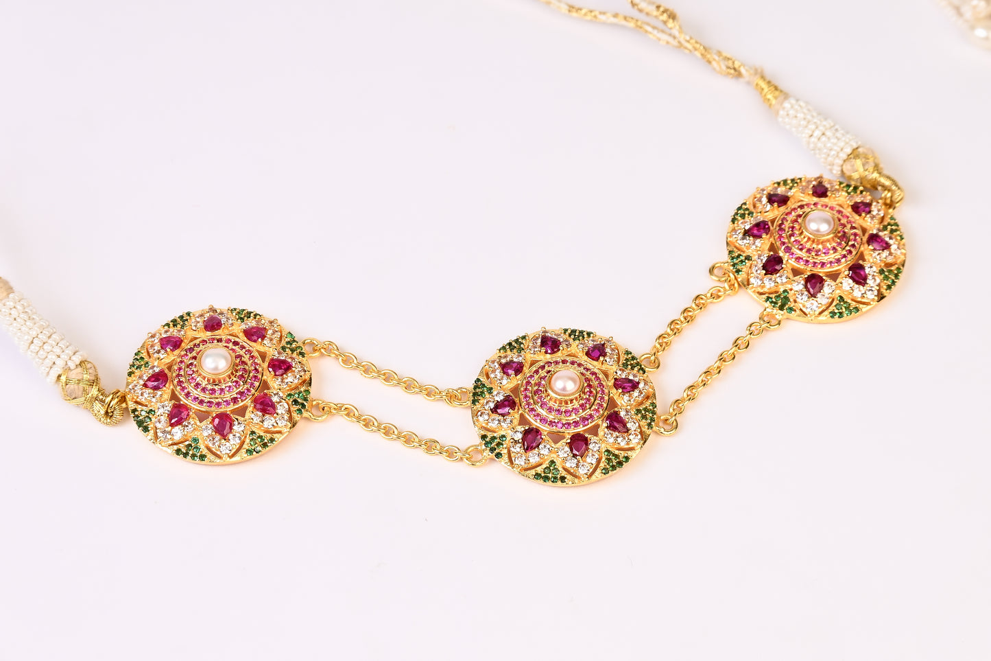 Heera Panna Ornate Choker