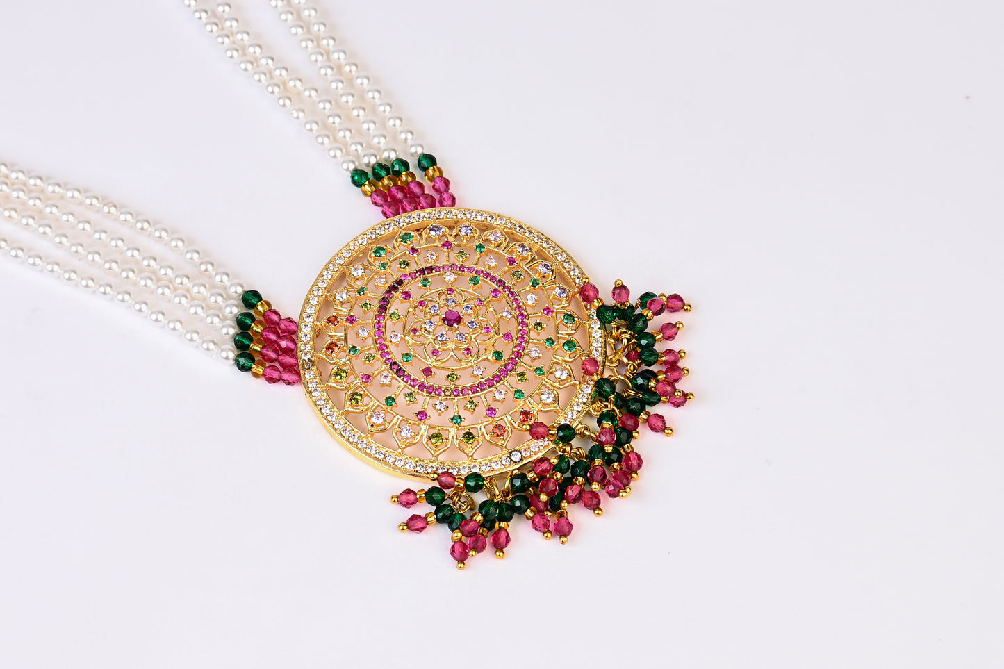 Heera Panna Short Necklace