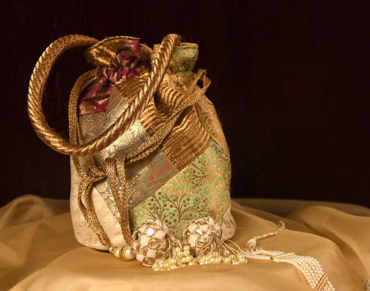 Ritzy Patch Work Potli