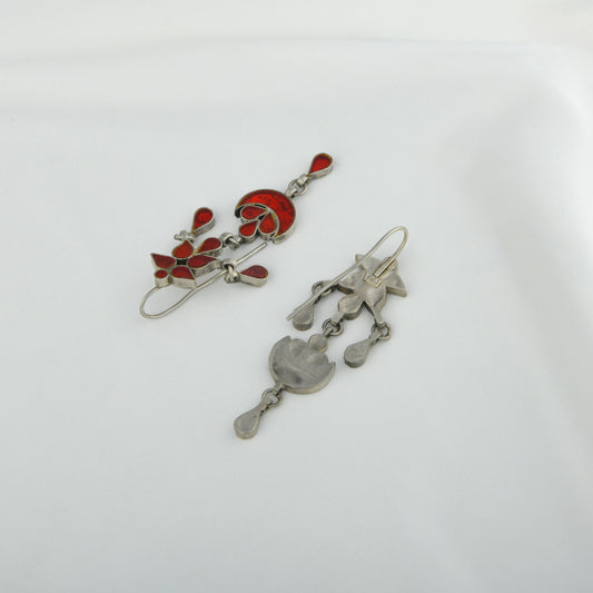 Madhu Chandrika Lali Silver Earrings