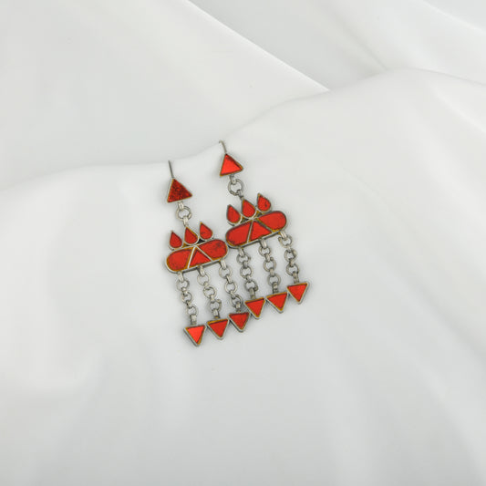 Madhu Chandrika Little Lotus Silver Earrings