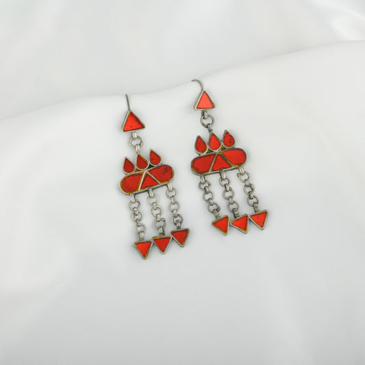 Madhu Chandrika Little Lotus Silver Earrings