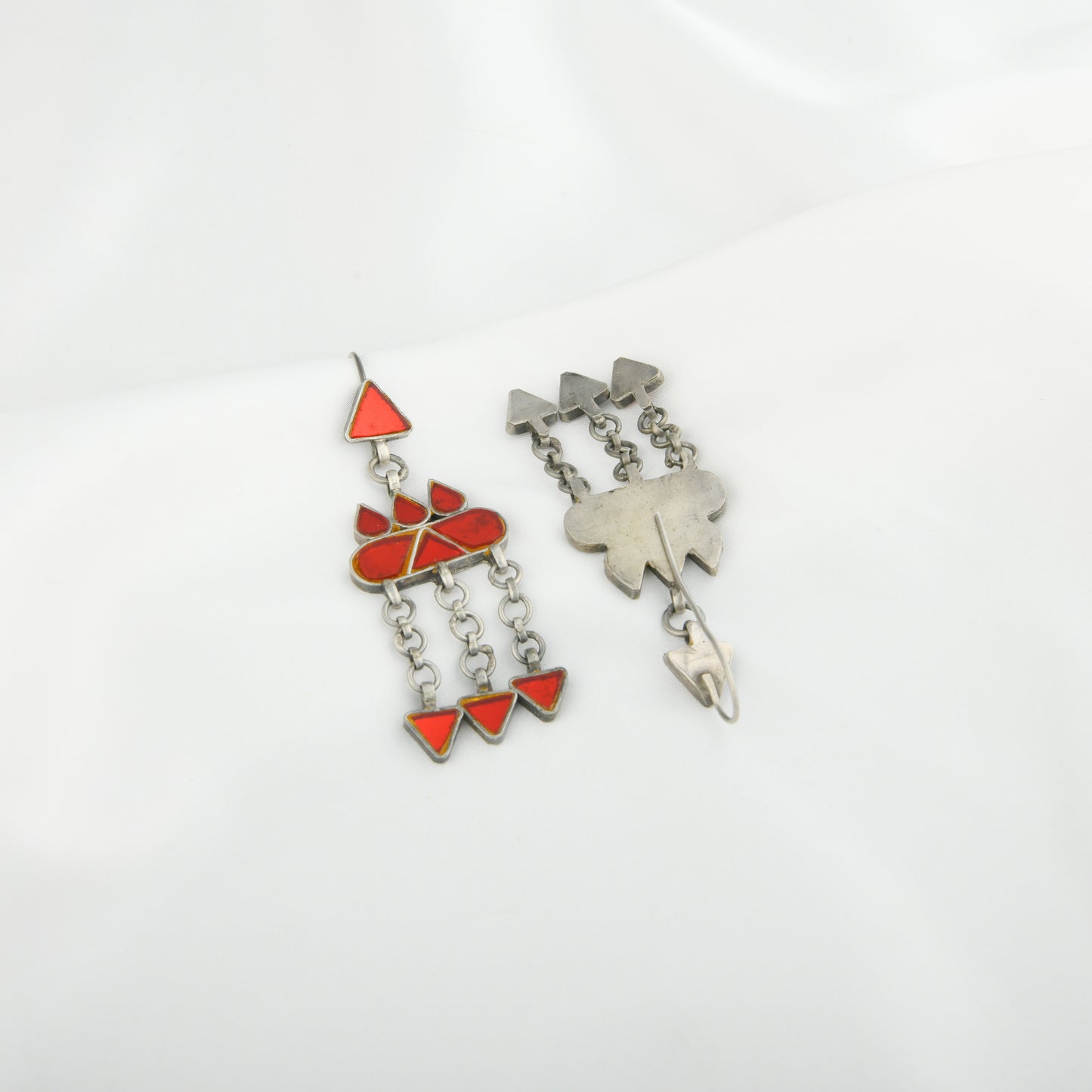Madhu Chandrika Little Lotus Silver Earrings