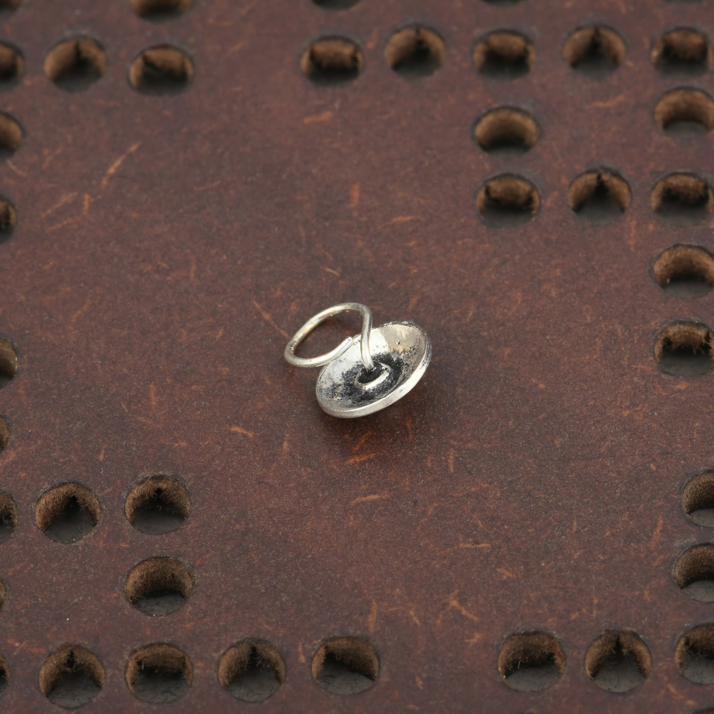 Silver Lattice Nose Pin