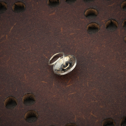 Silver Dome Nose pin