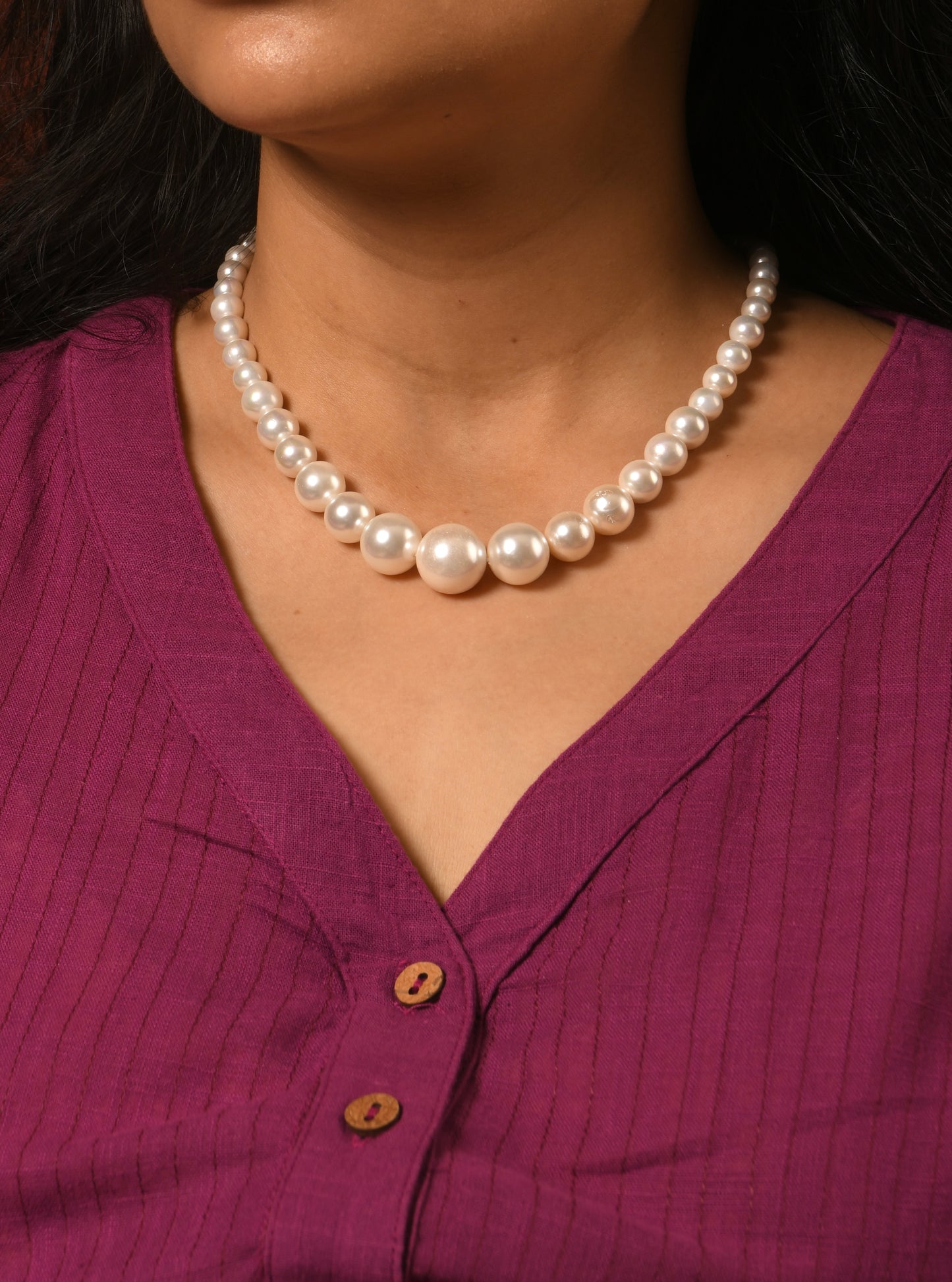 Stunning Graduated Pearls Necklace