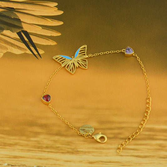 Corbett Butterfly Dainty Bracelet