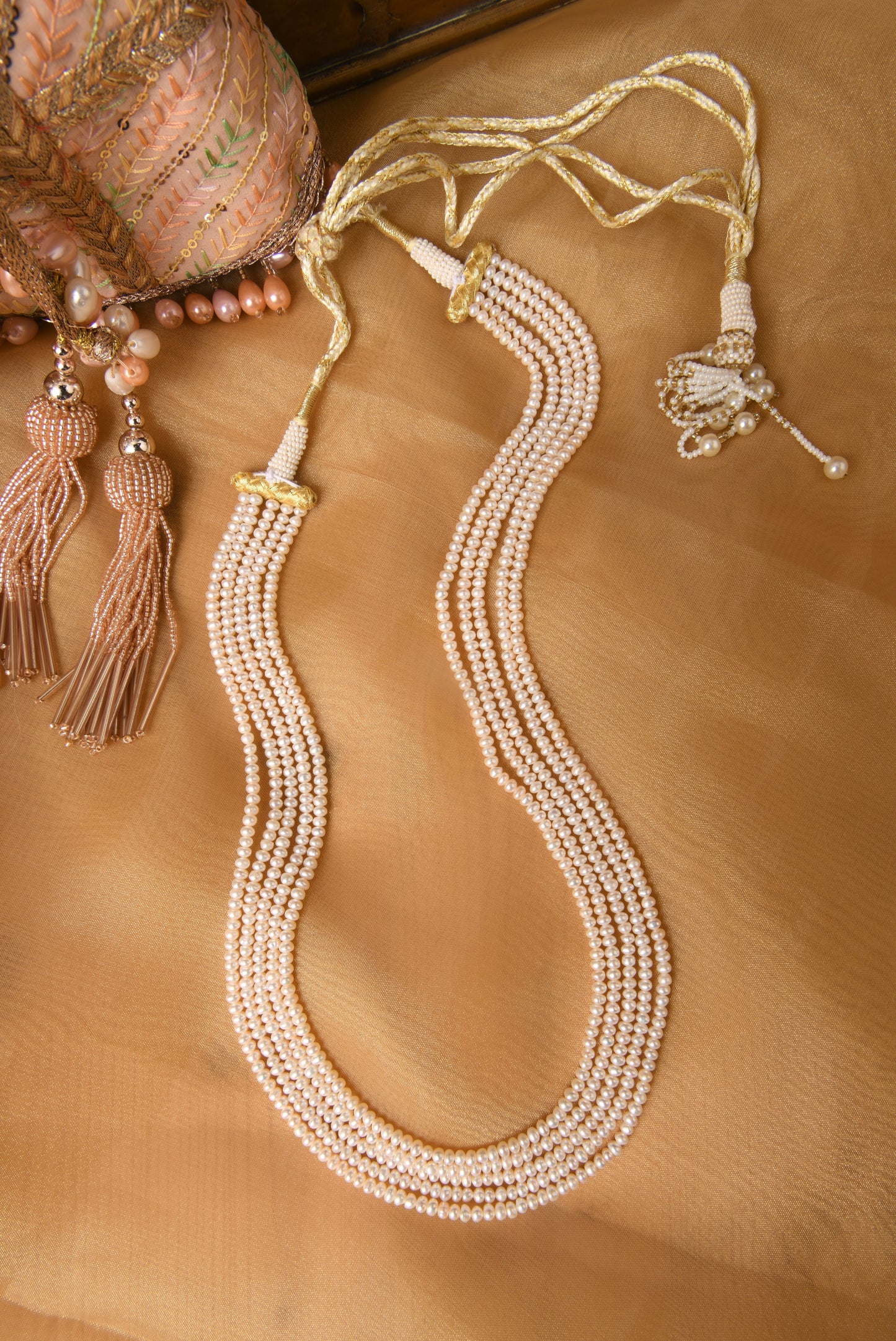 Gayatri Freshwater Pearls Layered Necklace