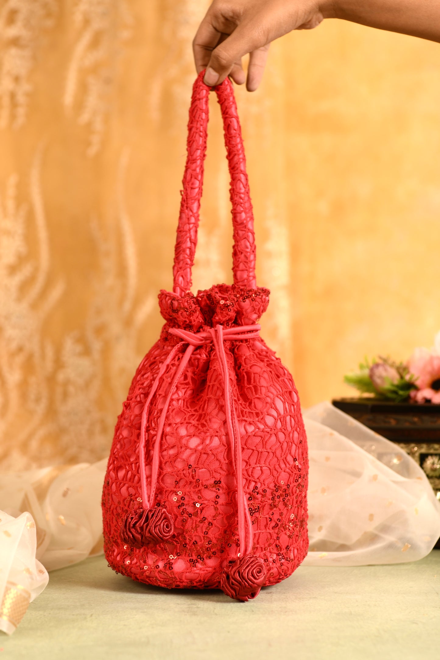 Retro Radiance Potli