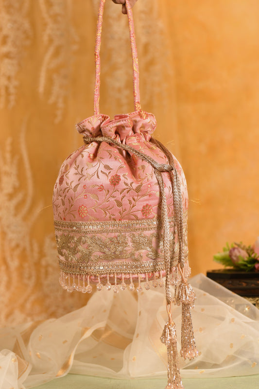 Peach Perfection Potli