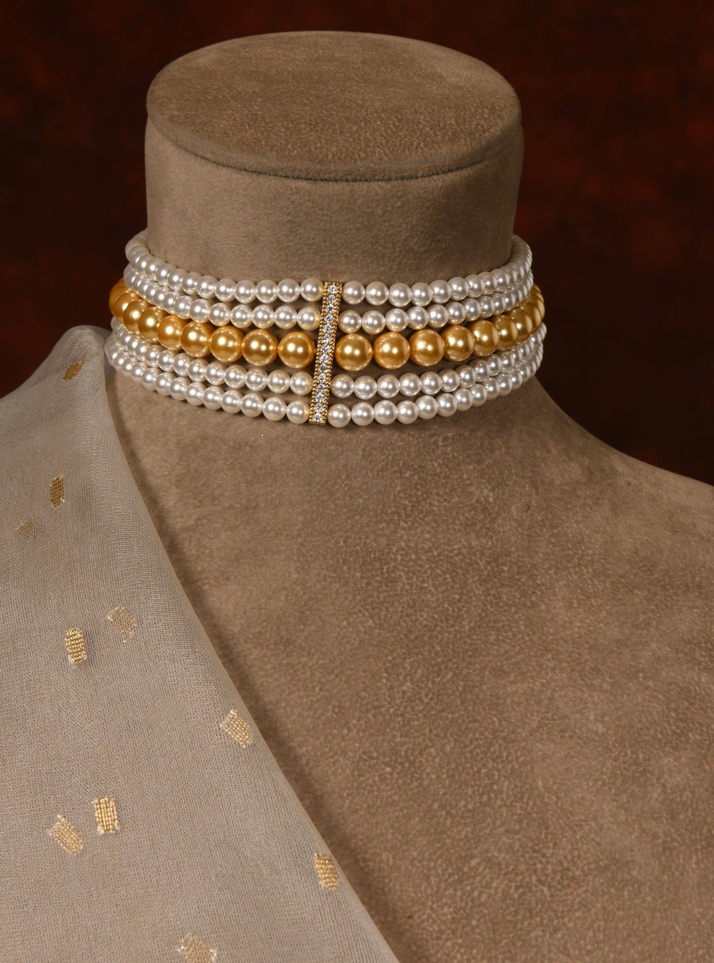 Sunshine Pearl Choker