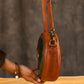 "Malawi" Hand Painted Leather Sling Bag