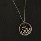 Silver Flower Garden Zircon Necklace