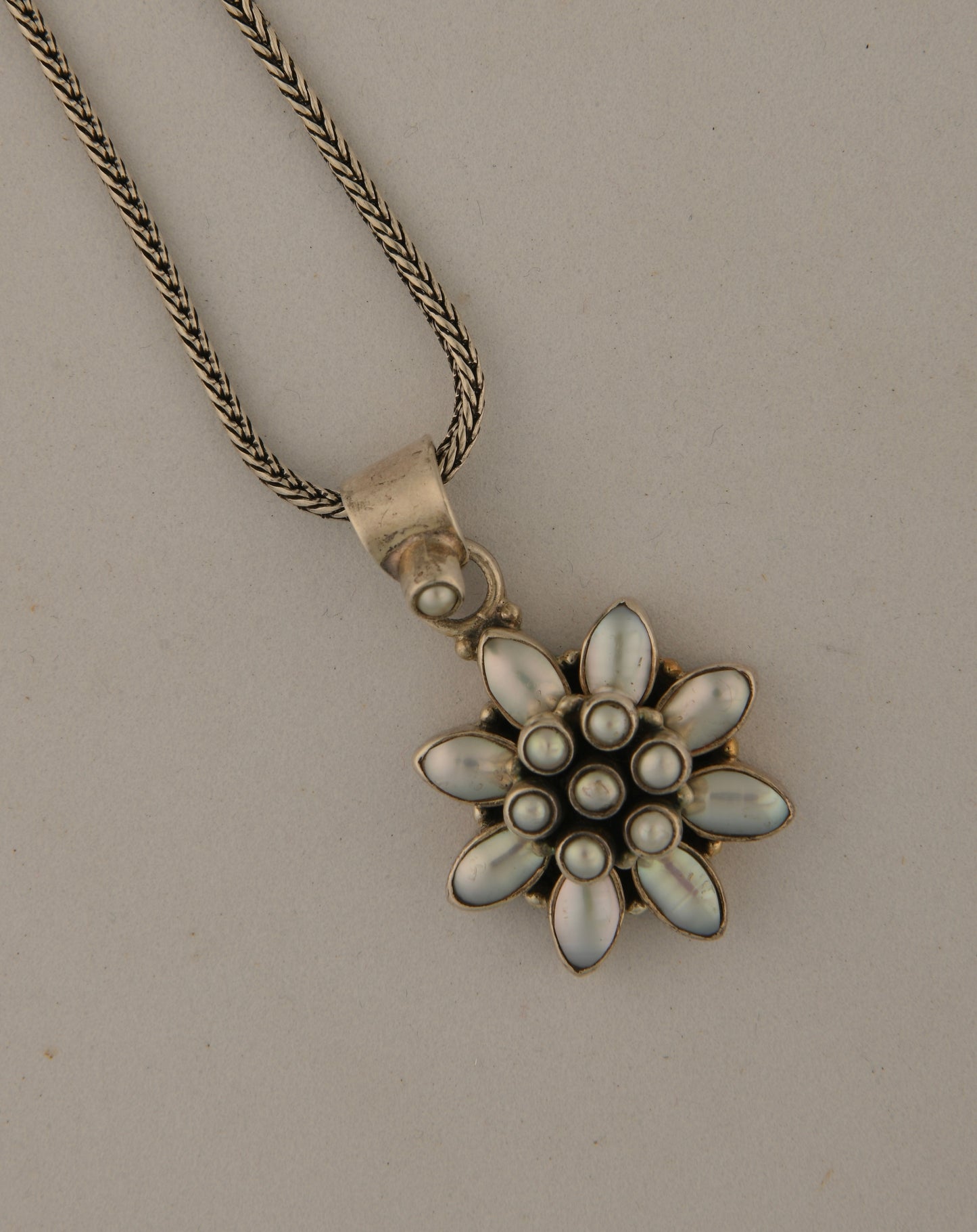 Pearl Blossoming Flower Pendant