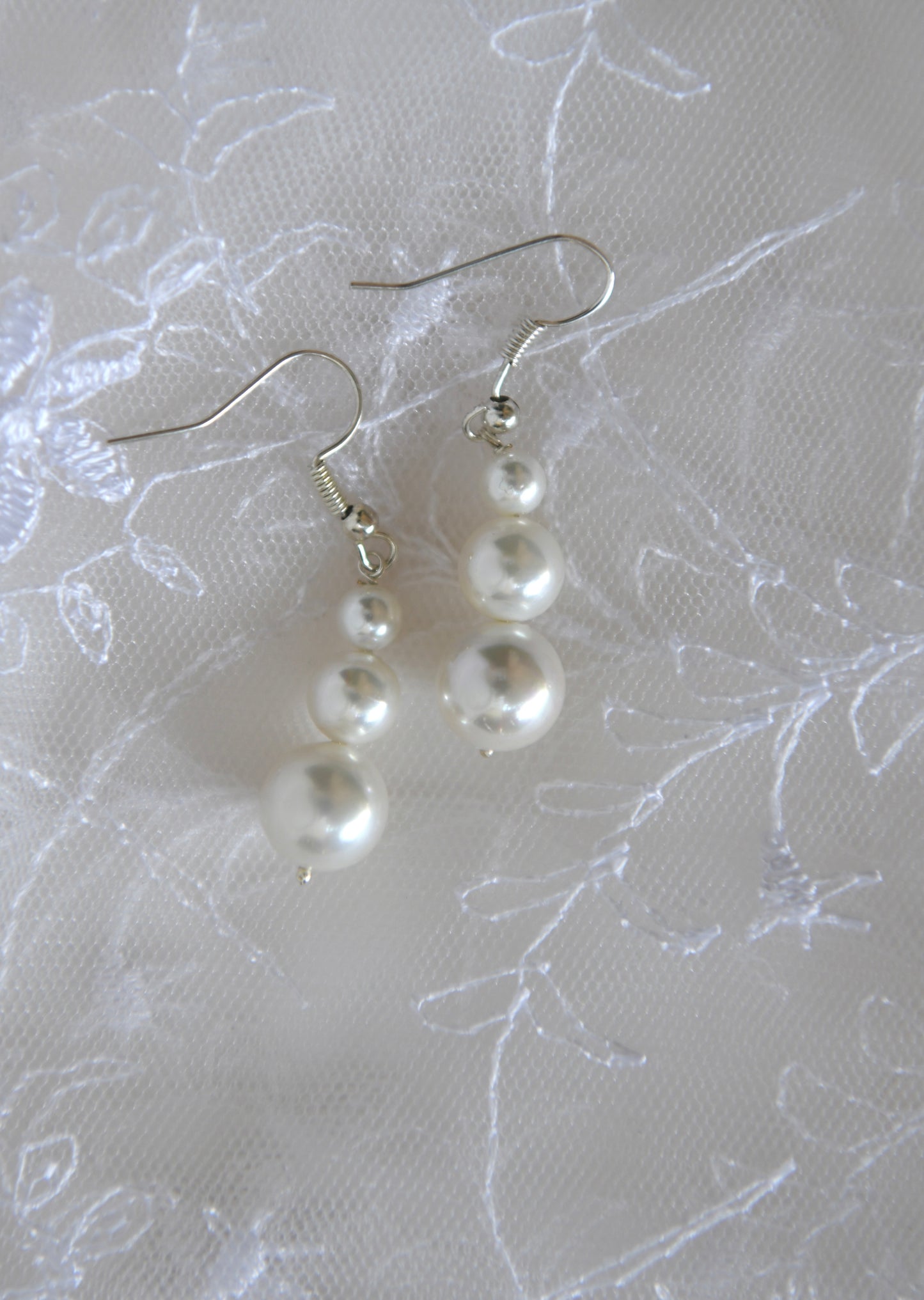 Ivory Whispers Pearl Earrings