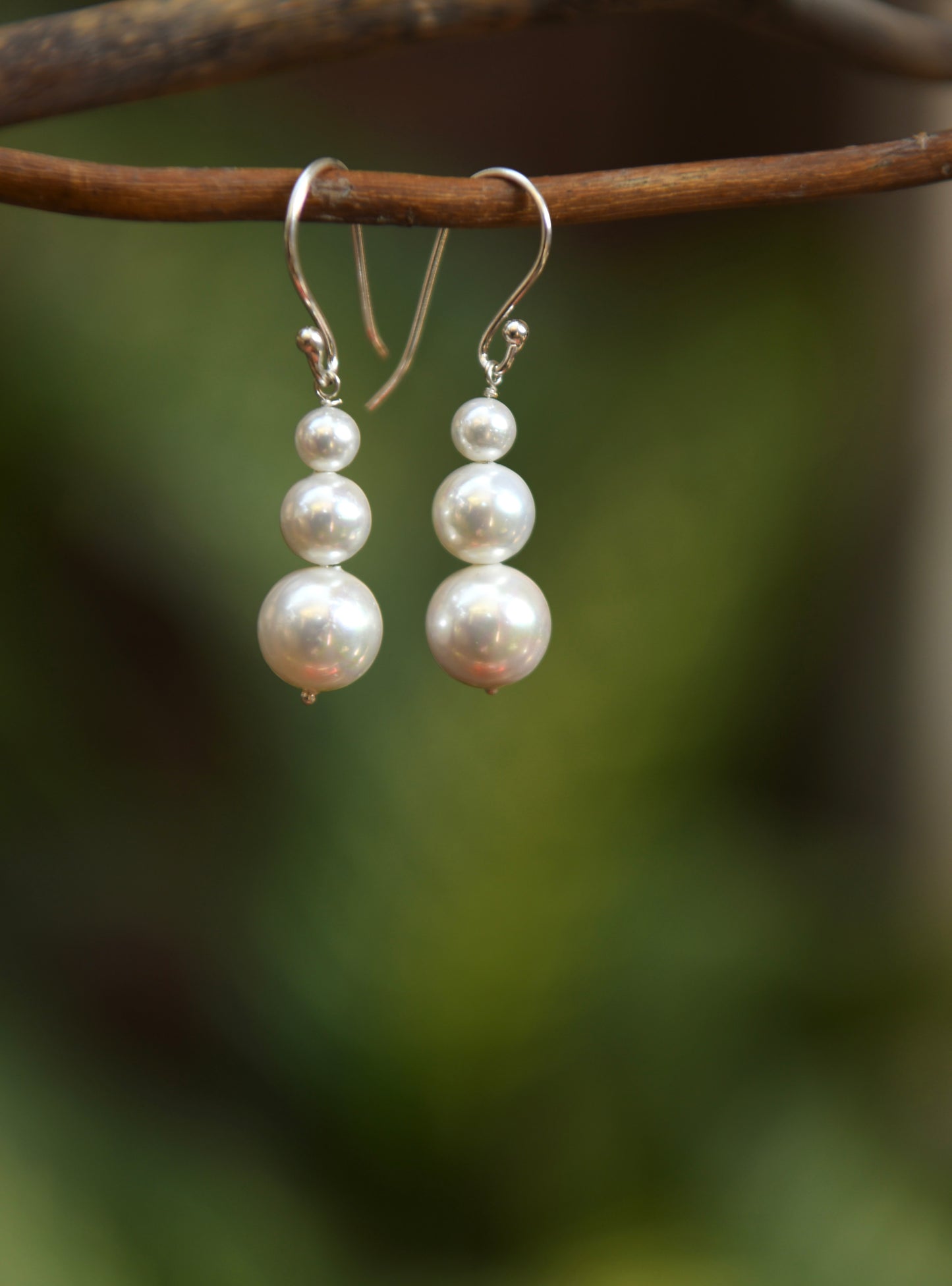Ivory Whispers Pearl Earrings