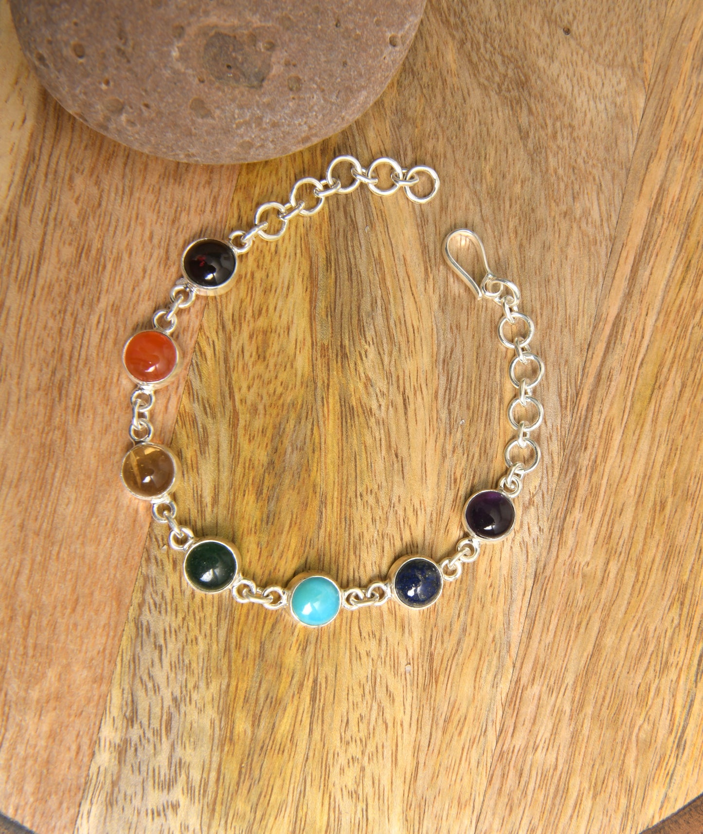 Classic Chakra Gemstones Bracelet