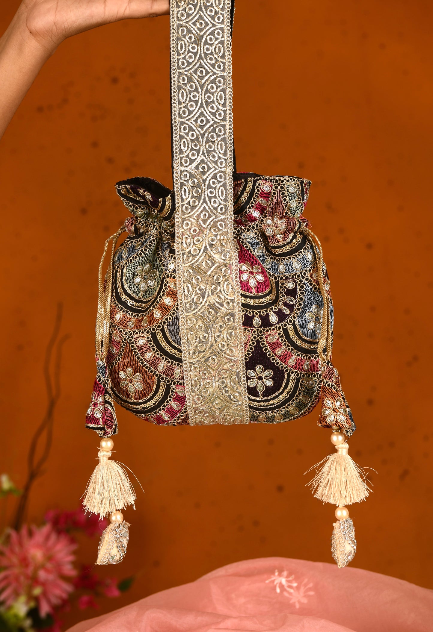 Black Exquisite Potli Bag