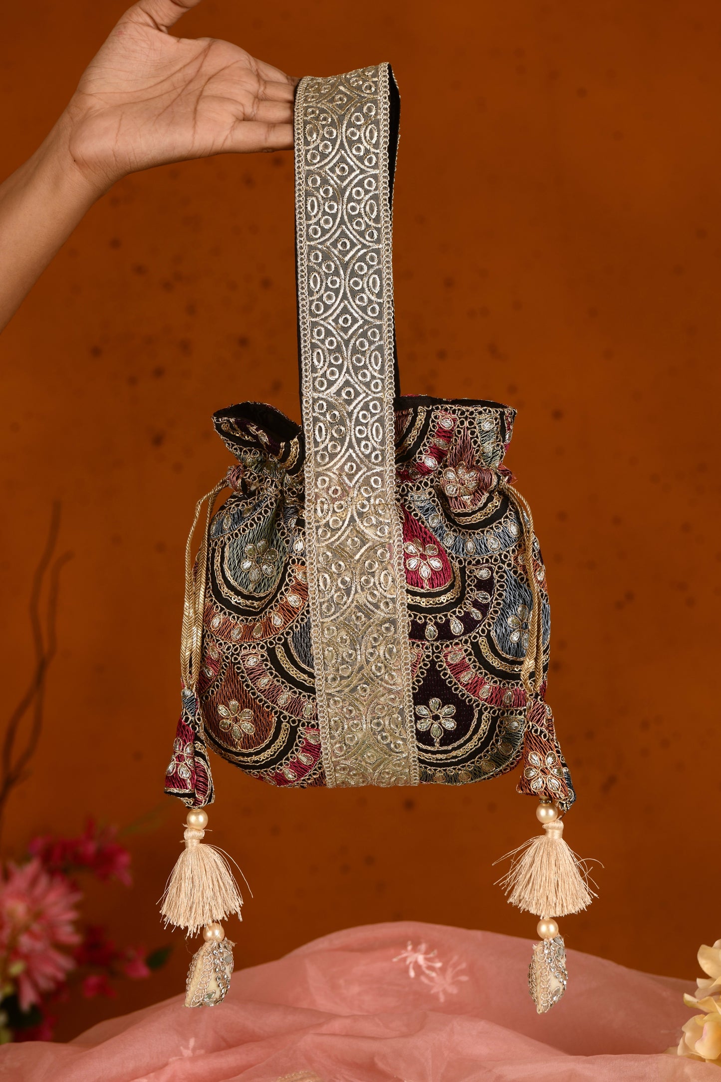 Black Exquisite Potli Bag