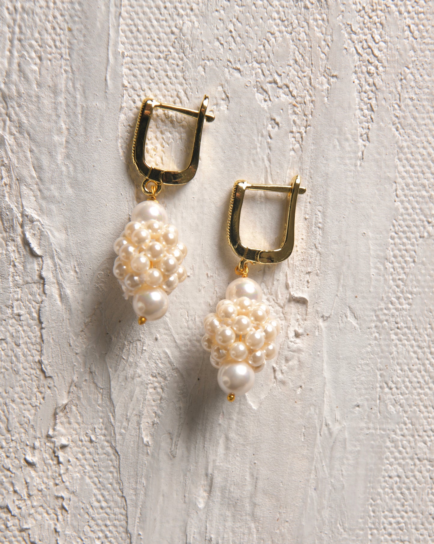 Woven Pearl Drops (Golden)