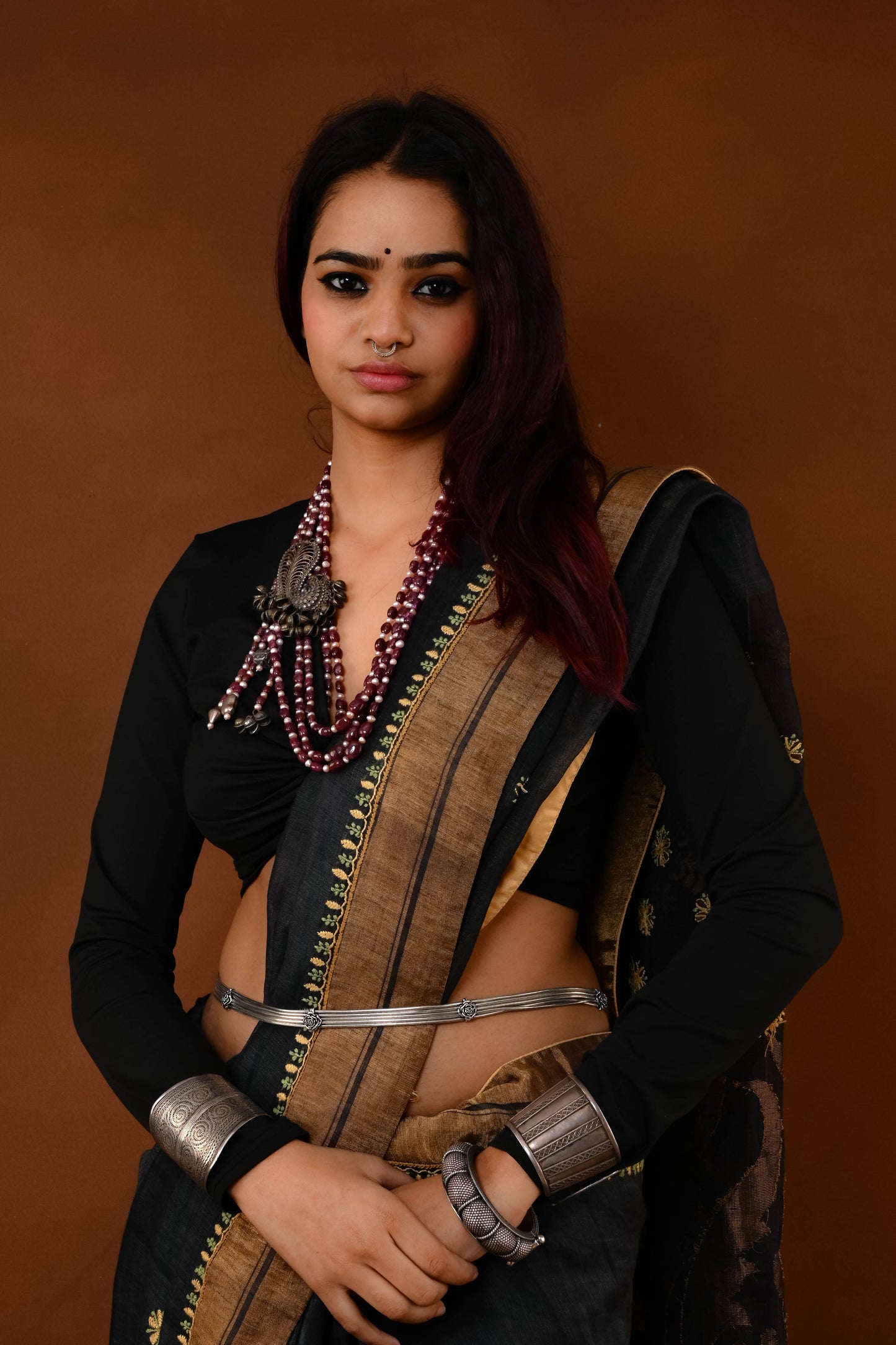 Peacock Nomadic Silver Necklace