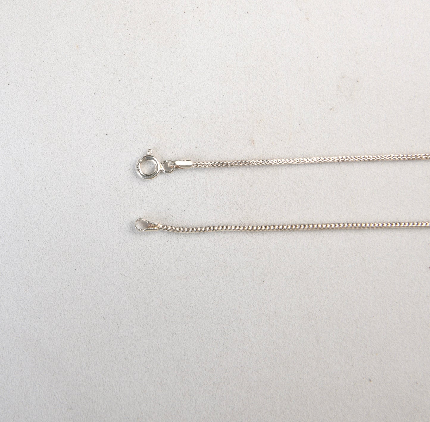 Amethyst Pendant In Silver Chain
