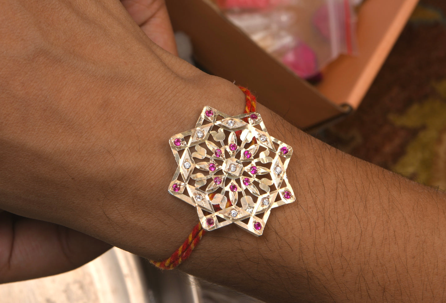 Aditya Silver Rakhi