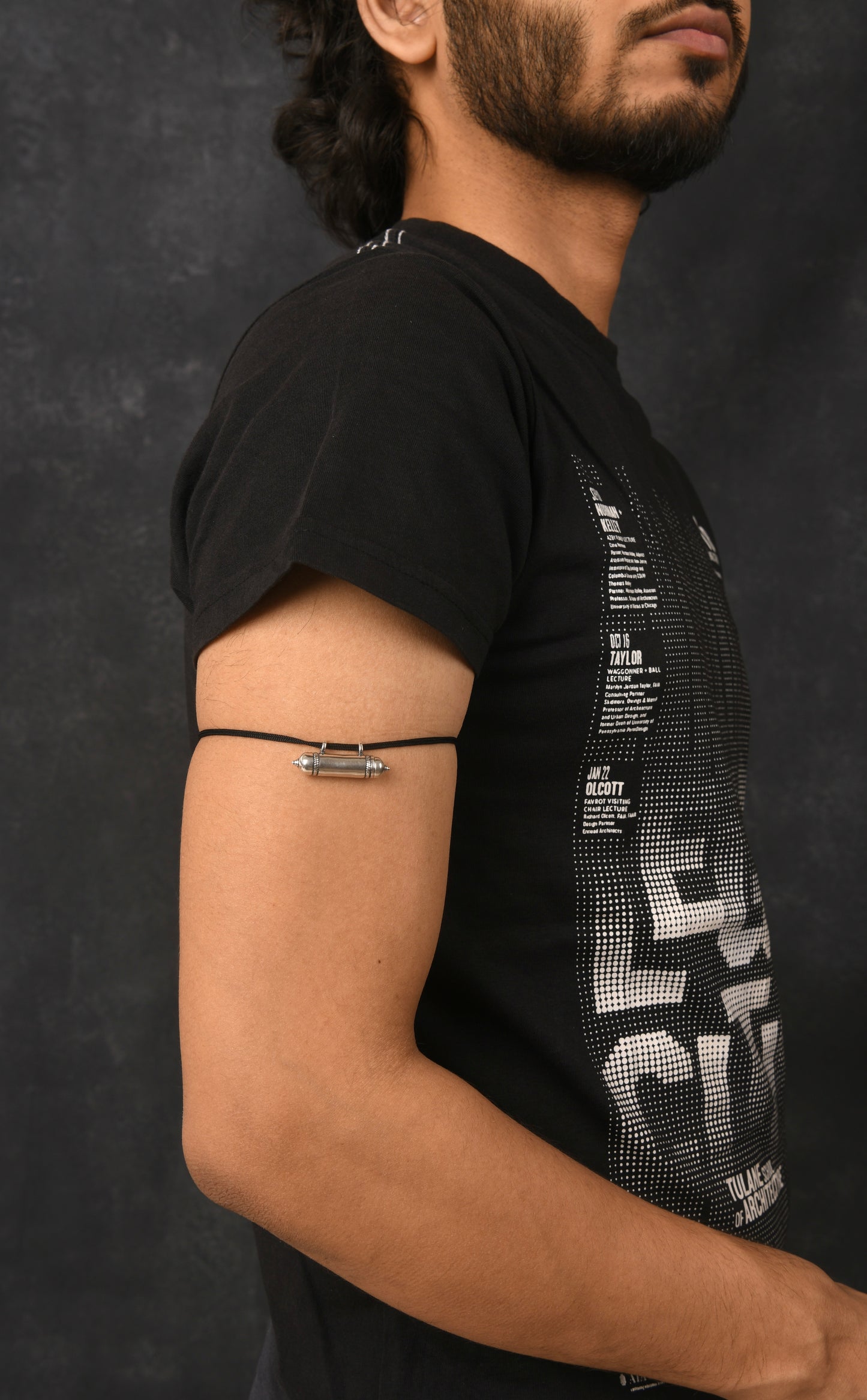 'Raw' Men Silver Taweez