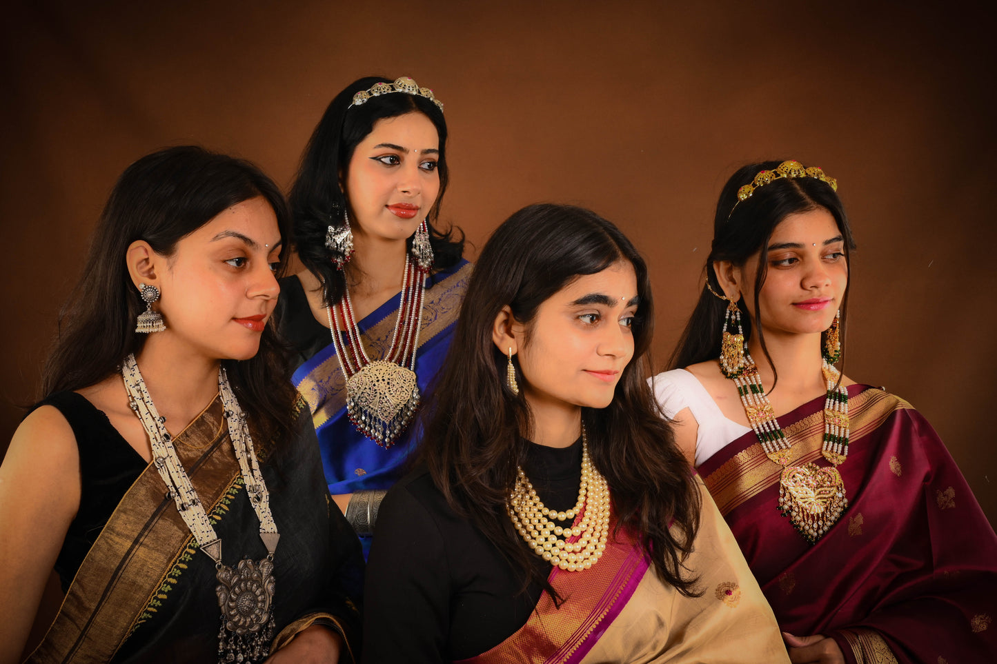 Noor Mahal Begum Shahi Necklace Set (Gold Plated)