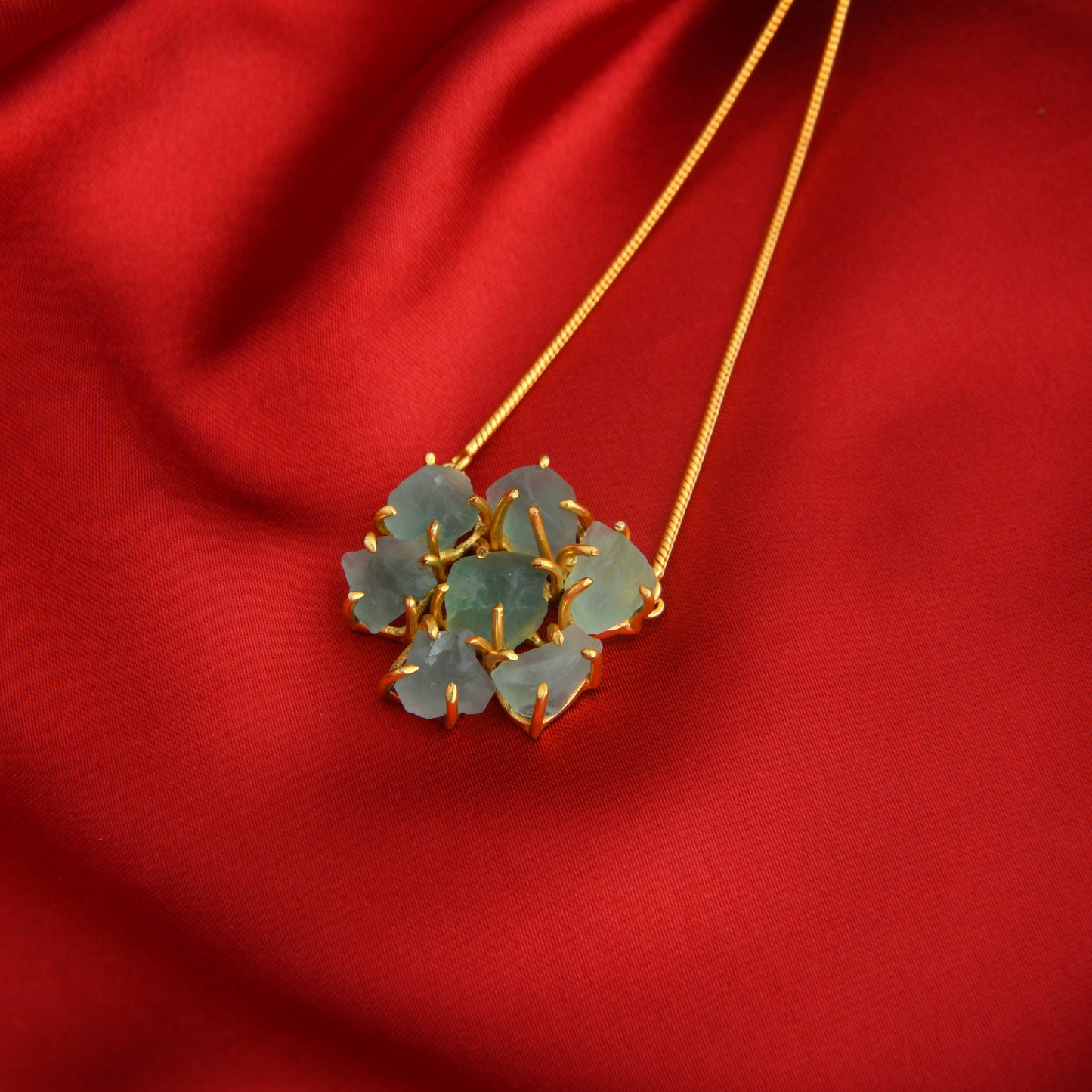 Galaxy Green Amethyst Necklace