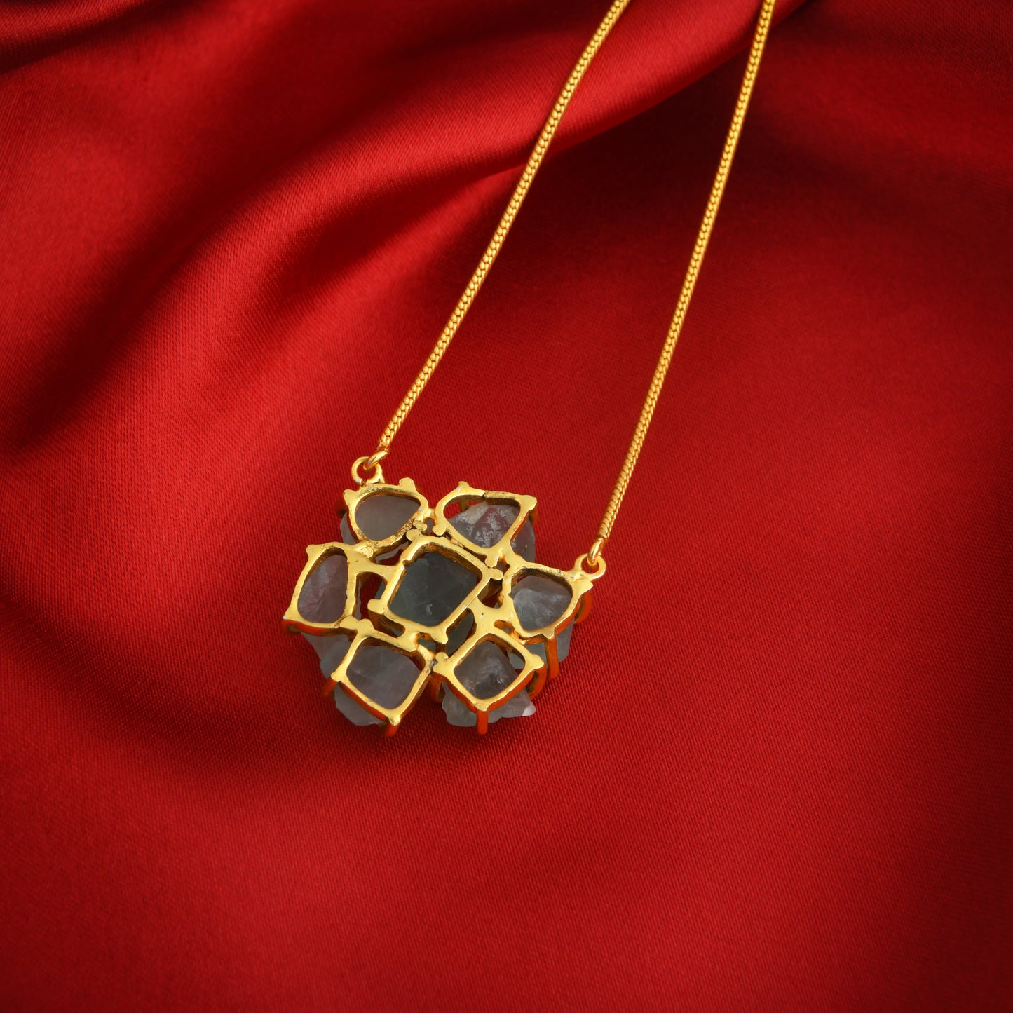 Galaxy Green Amethyst Necklace