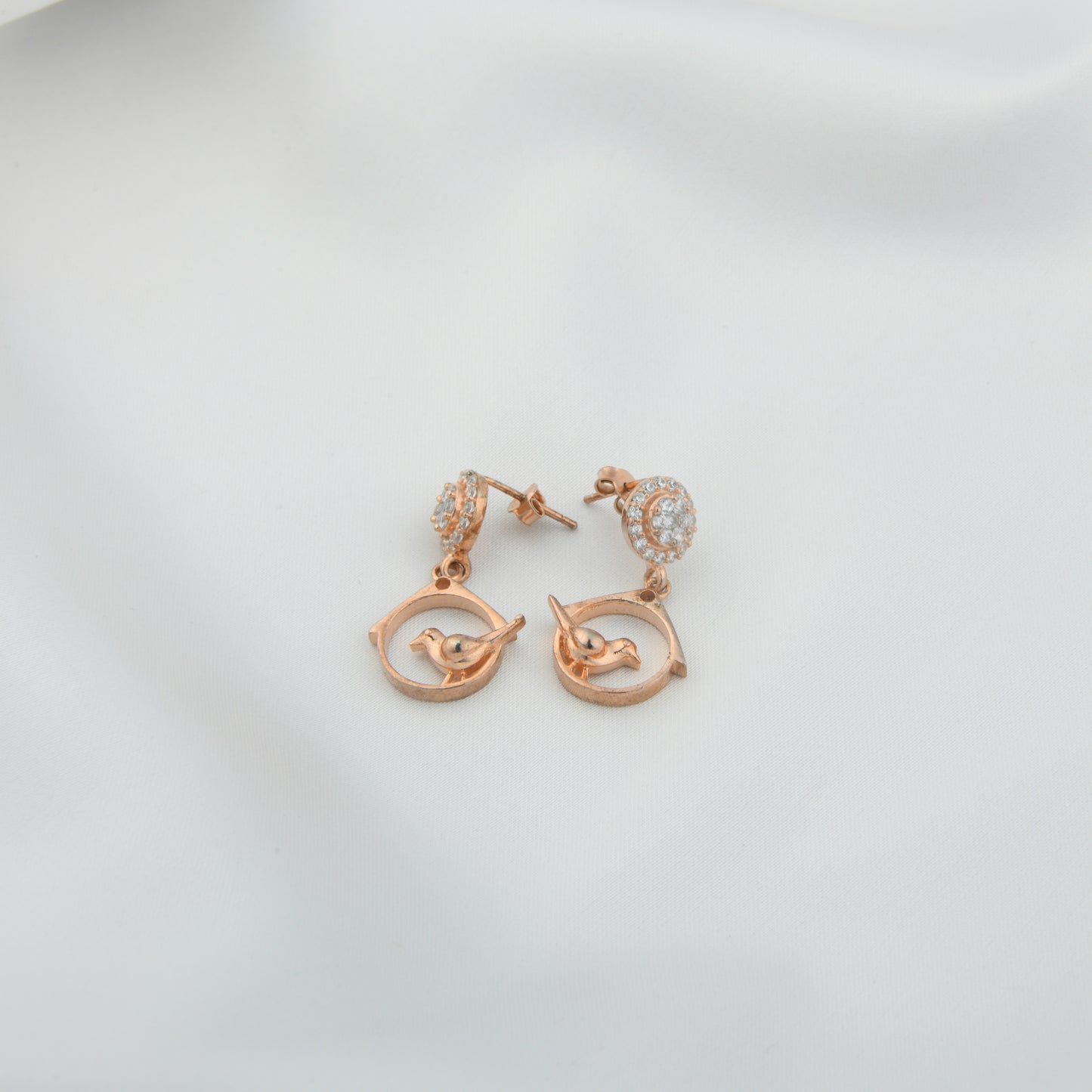 Dove Rose Gold Necklace Set