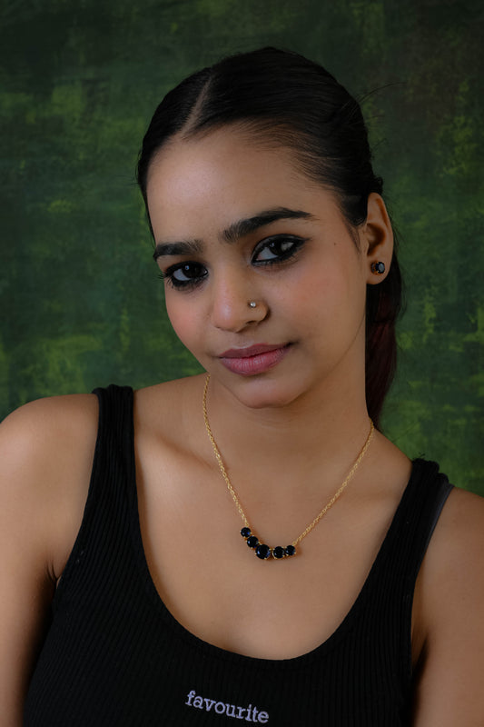 Blue Velvet Necklace