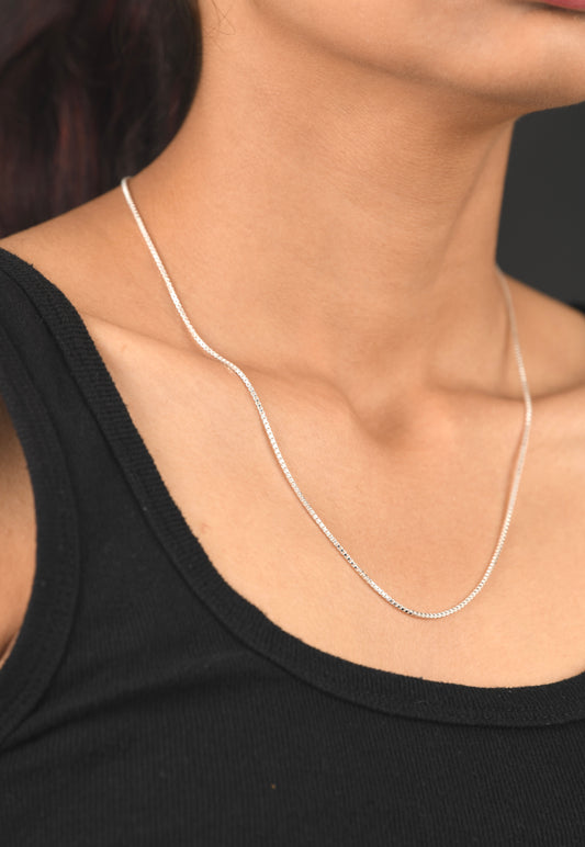 Everyday Silver Box Chain