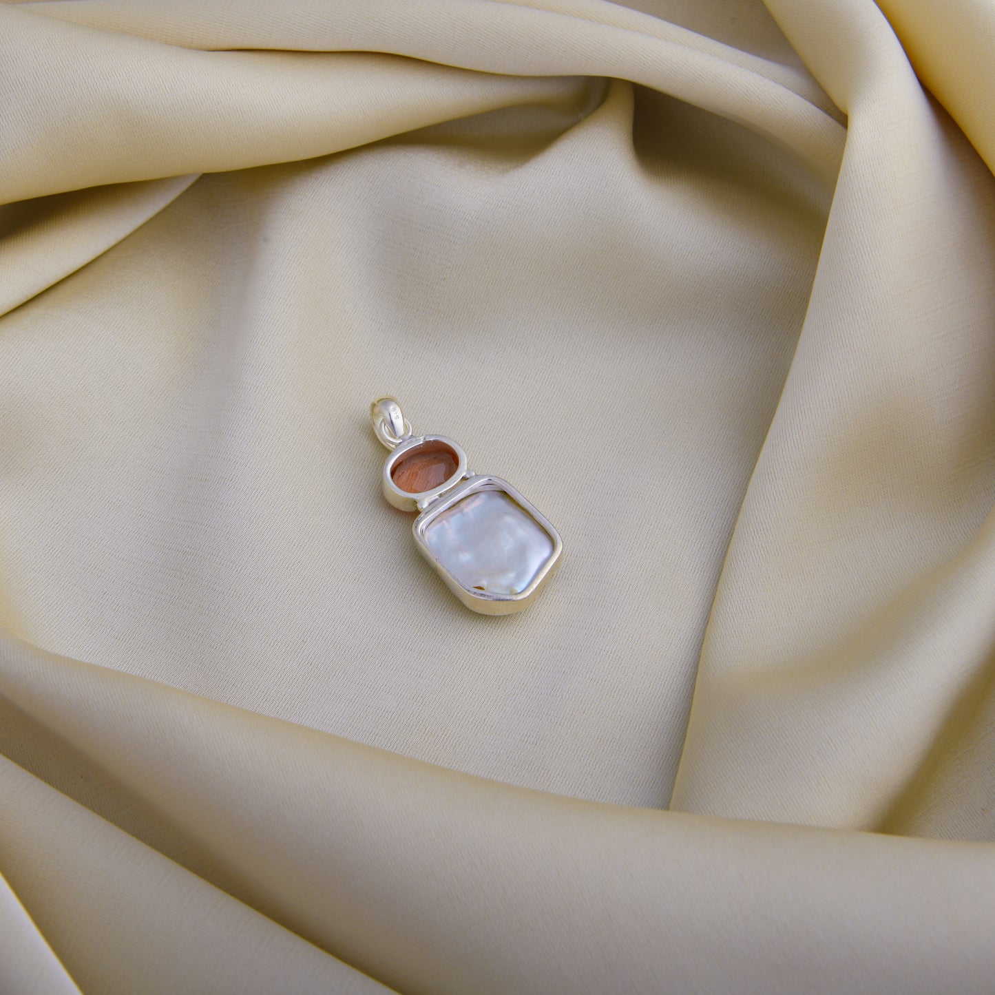 Baroque Pearl Citrine Pendant