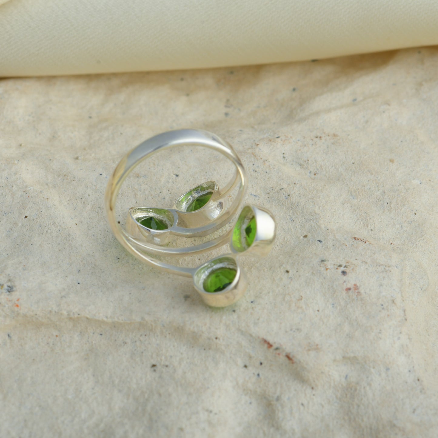 Peridot August Baby Ring