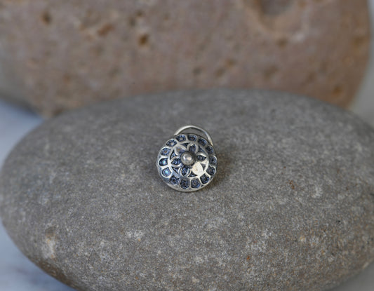 Silver Nose Pin 12